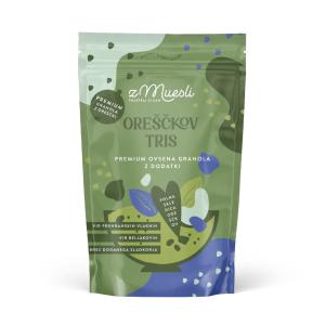 zMuesli granola z oreščki- Oreščkov tris